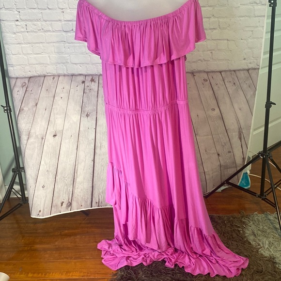 Lane Bryant Dresses & Skirts - NWT LANE BRYANT OFF SHOULDER LILAC DRESS-SIZE-26/28